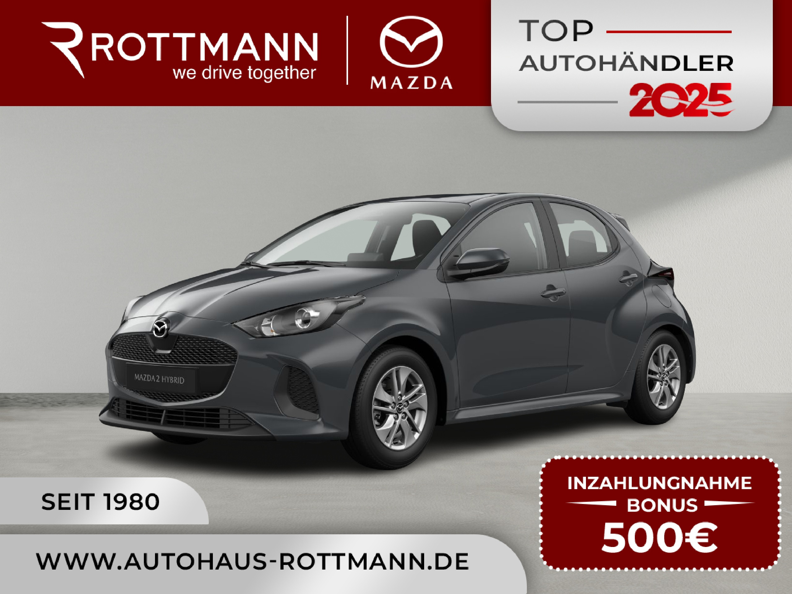 MAZDA 2 Hybrid – 2 Hybrid 2026 1.5L VVT-i 116PS Aut. CENTRE-Line