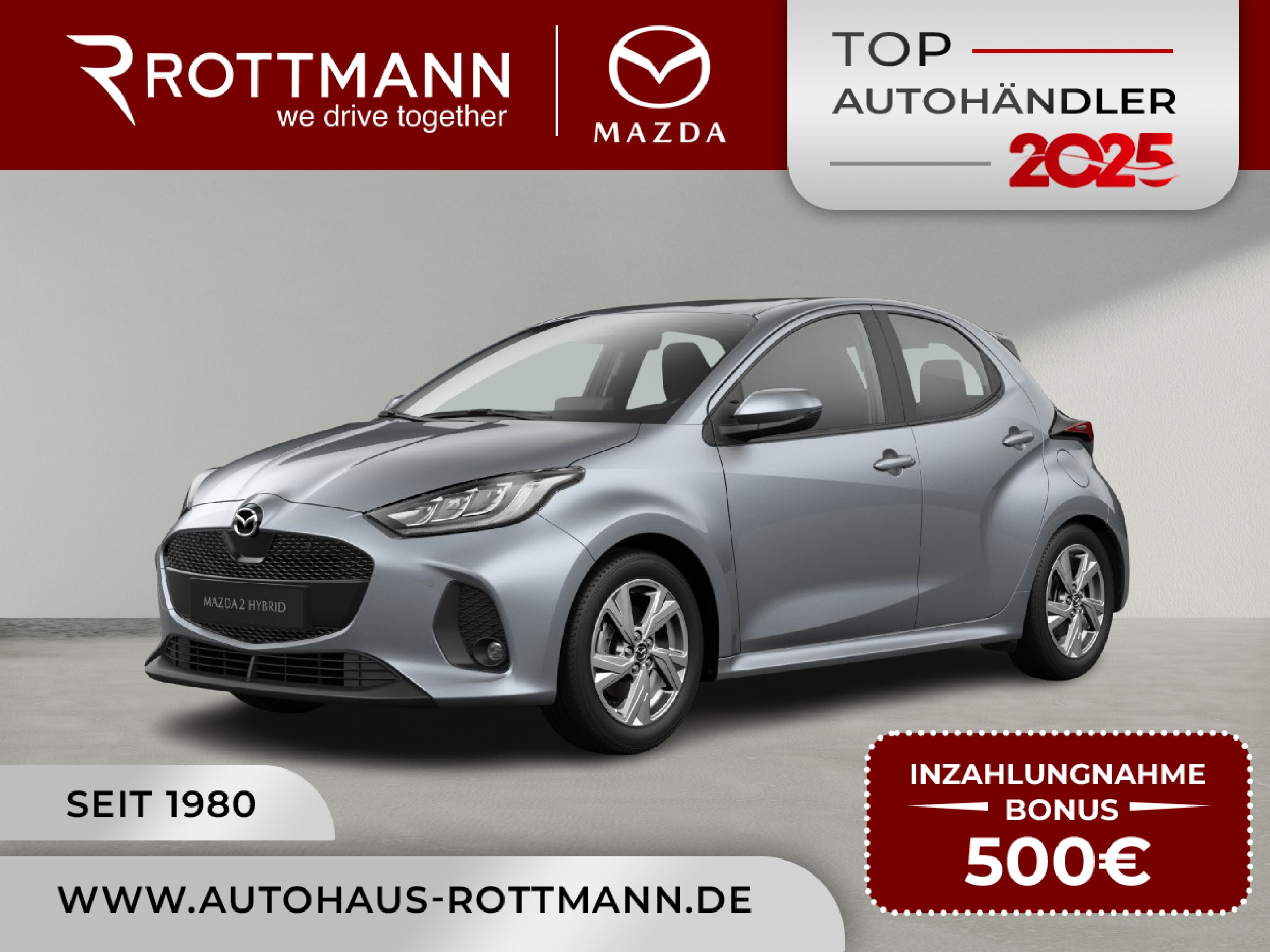 MAZDA 2 Hybrid – 2 Hybrid 2026 1.5L VVT-i Aut. EXCLUSIVE-Line