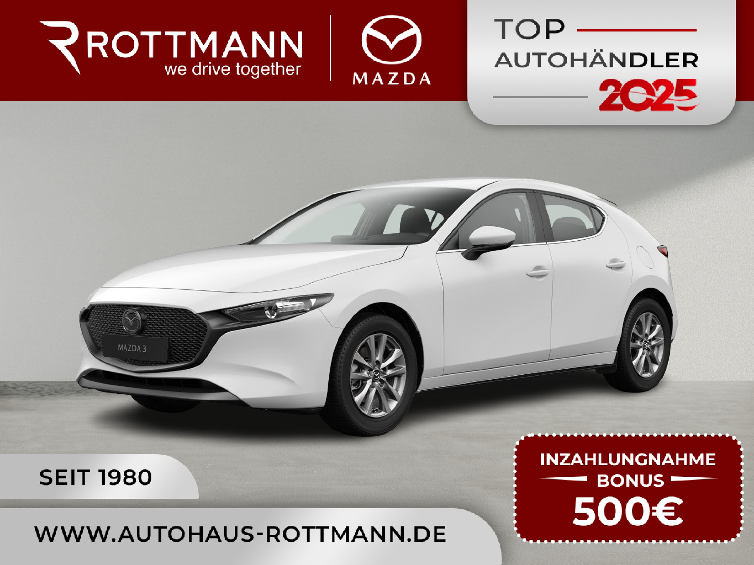 MAZDA 3 – 3 2027 SKYACTIV 140ps Aut PRIME-Line NAV ACC HUD