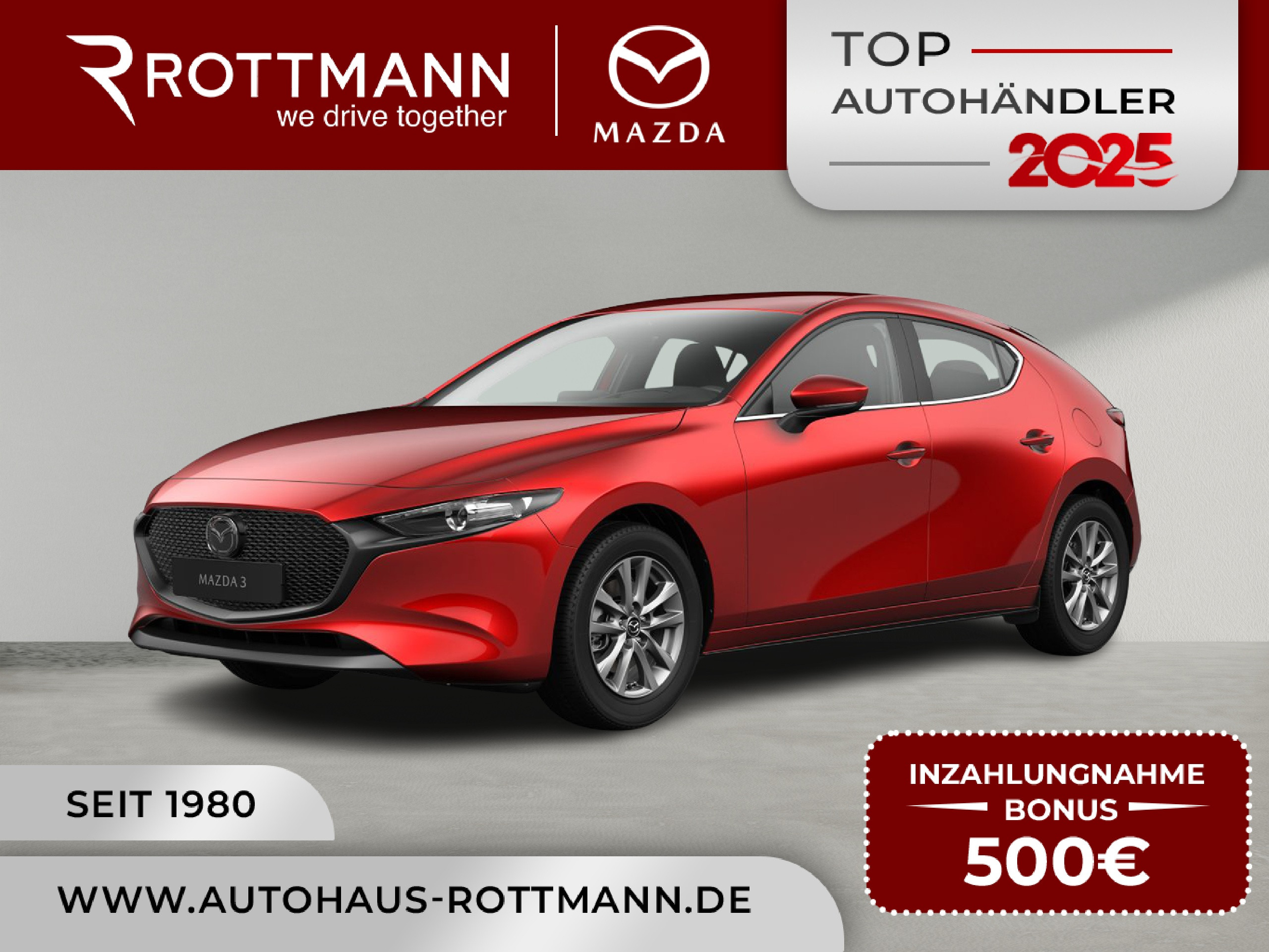 MAZDA 3 – 3 2027 SKYACTIV 140ps Aut PRIME-Line NAV ACC HUD