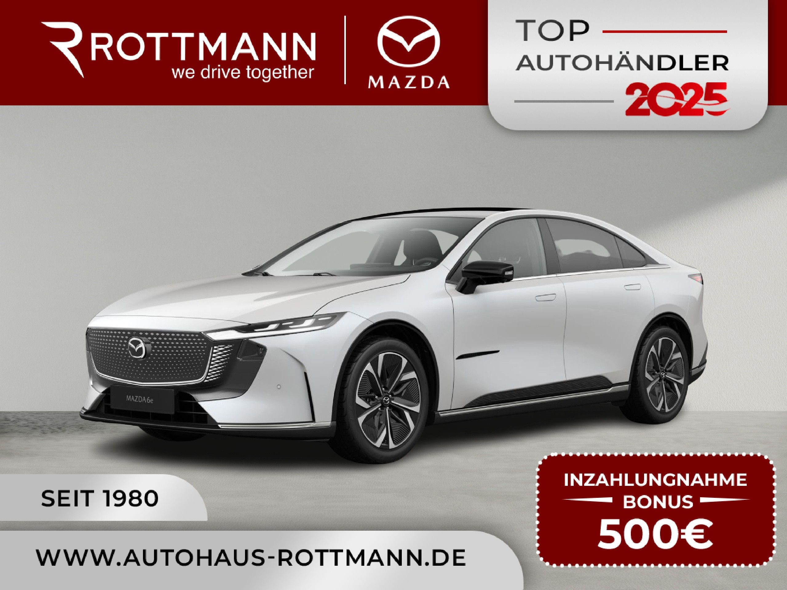 MAZDA 6e – 6e EV 258ps Aut. Takumi Plus/Sony/360°/Leder/Pan