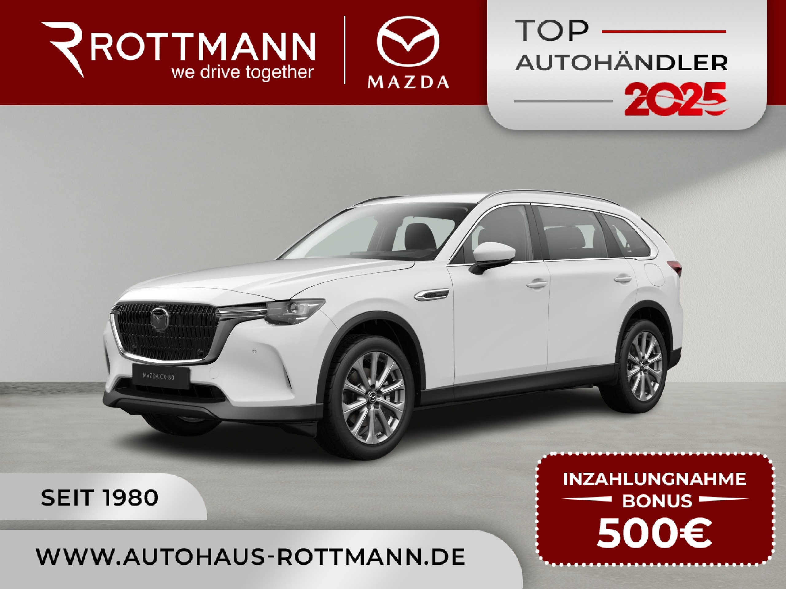 MAZDA CX-80 – CX-80 Plug-In 327ps Aut. PHEV AWD EXCLUSIVE-Line
