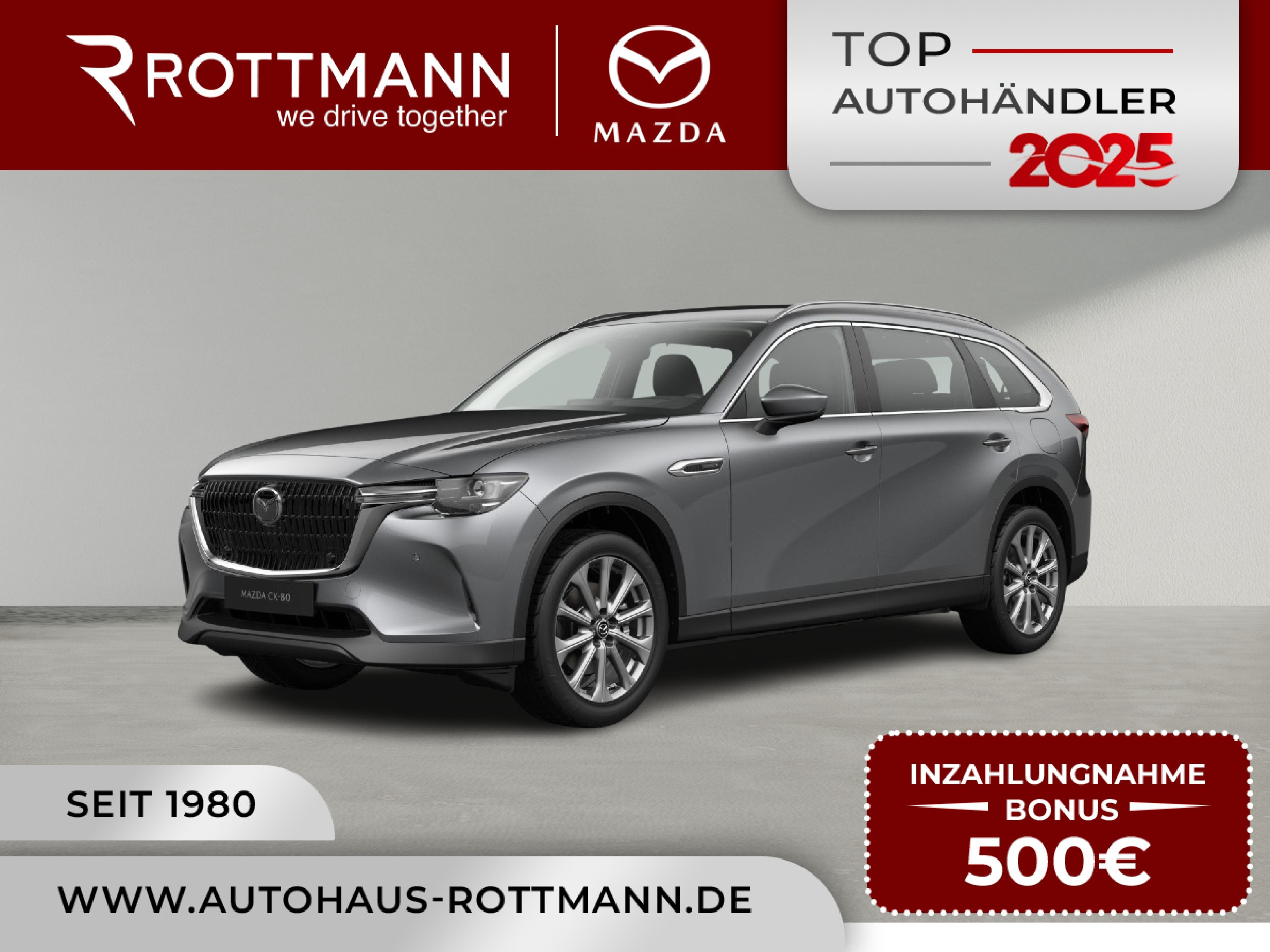 MAZDA CX-80 – CX-80 Plug-In 327ps Aut. PHEV AWD EXCLUSIVE-Line