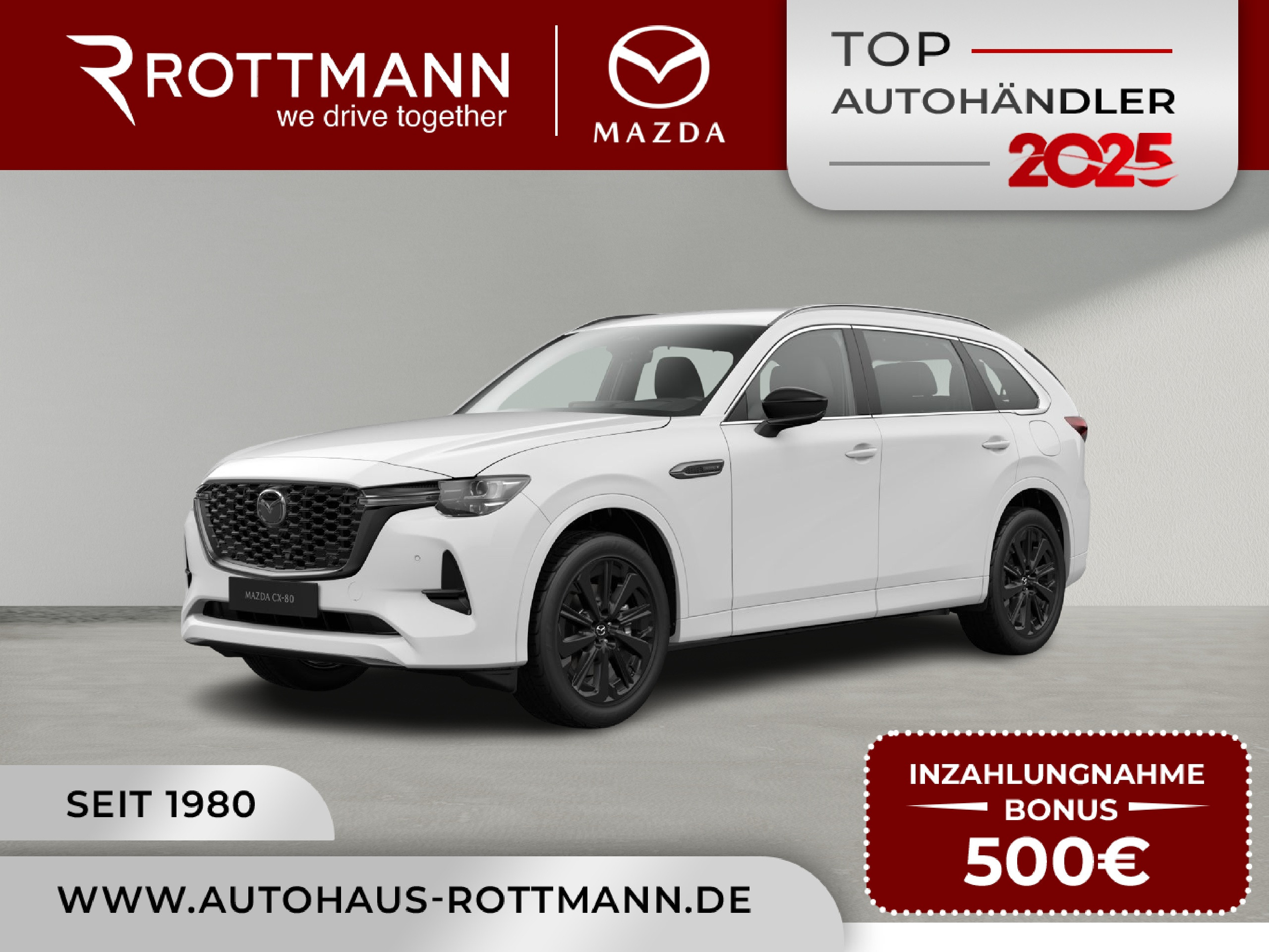 MAZDA CX-80 – CX-80 Plug-In 327ps Aut. PHEV AWD Homura 7sitz