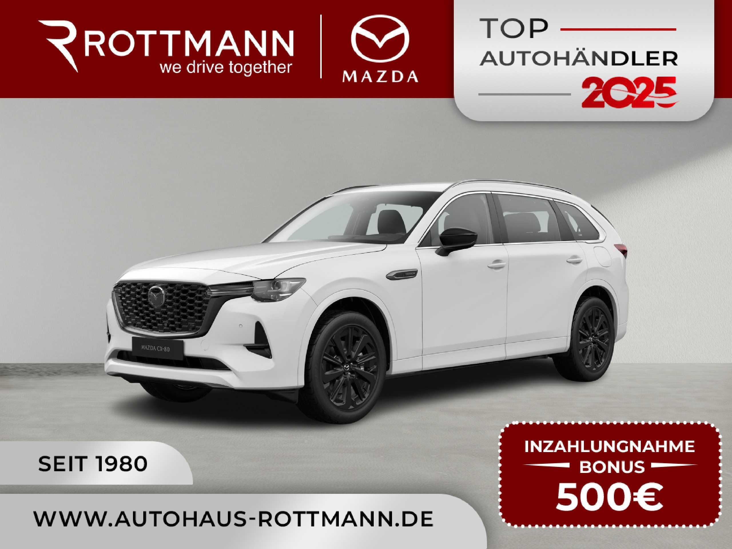 MAZDA CX-80 – CX-80 2026 D254ps Aut. AWD Homura SoMo 7sitz