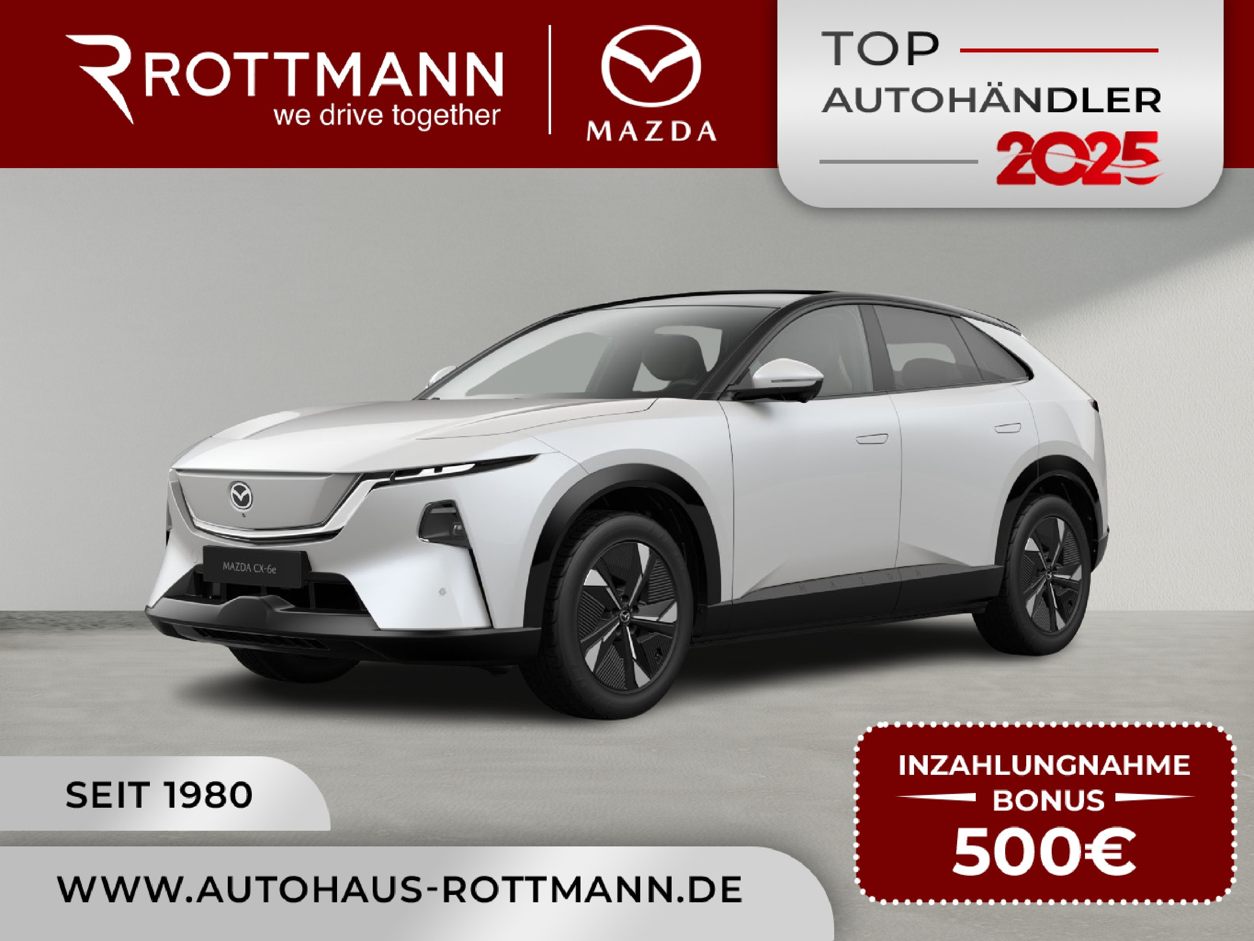 MAZDA CX6E – CX-6e EV 258ps 484km TAKUMI Panoram ACC 360°M