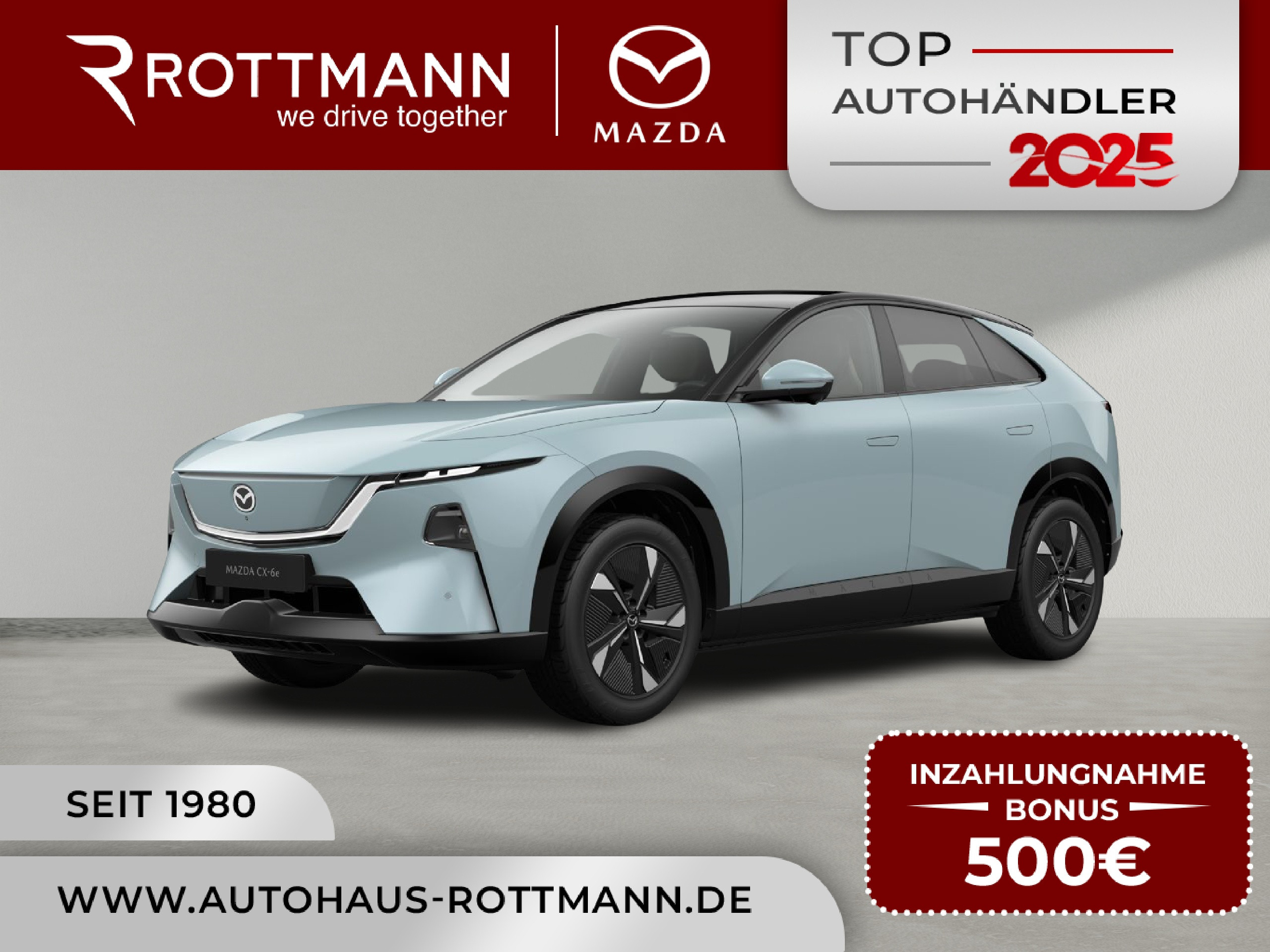 MAZDA CX6E – CX-6e EV 258ps 484km TAKUMI Panoram ACC 360°M