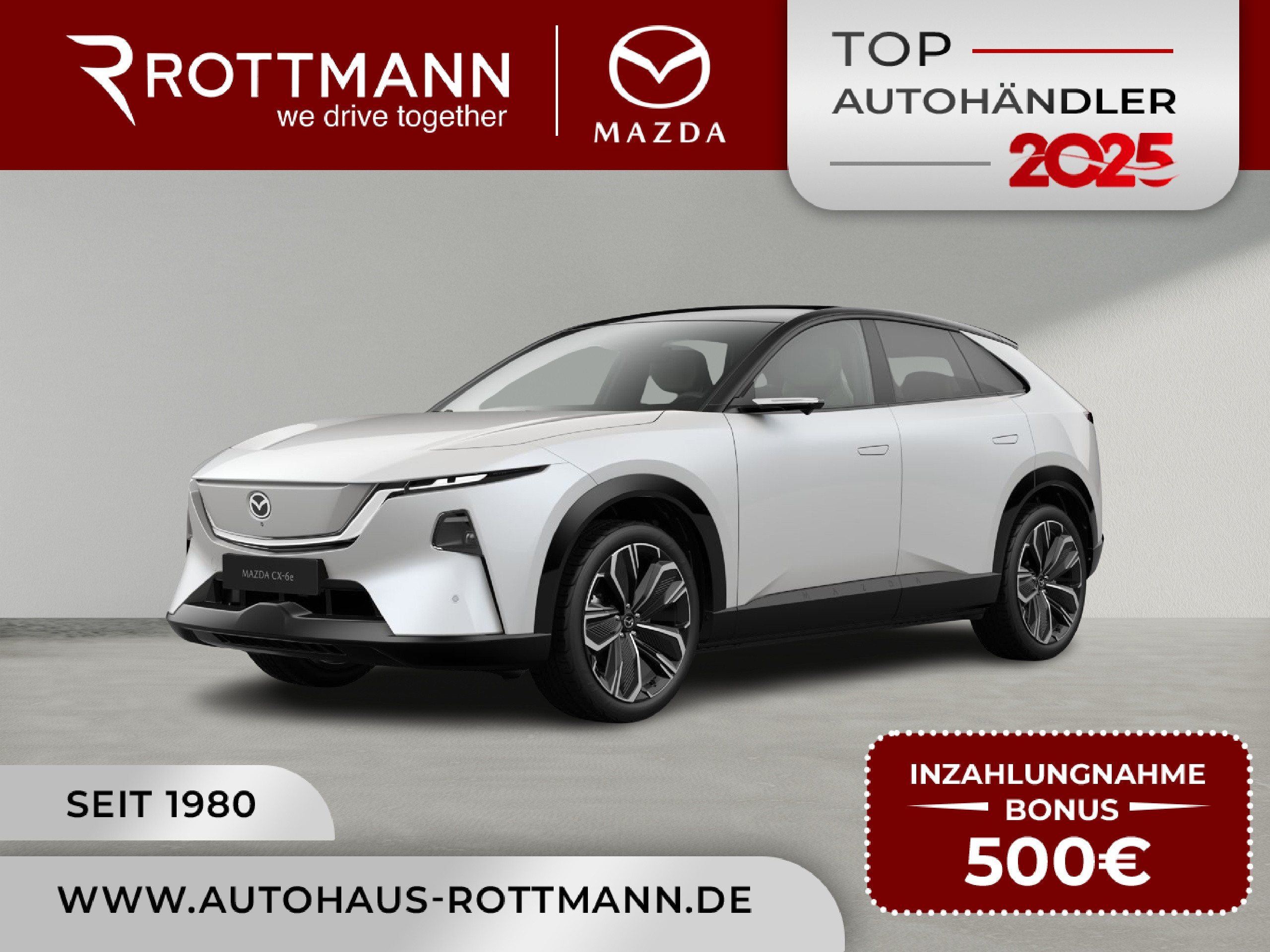 MAZDA CX6E – CX-6e EV 258ps TAKUMI PLUS Panorama ACC 360° R21