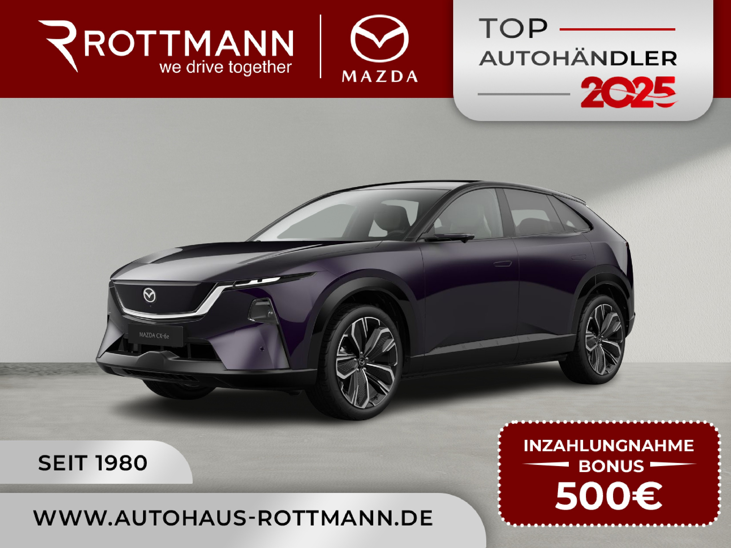 MAZDA CX6E – CX-6e EV 258ps TAKUMI PLUS Panorama ACC 360° R21